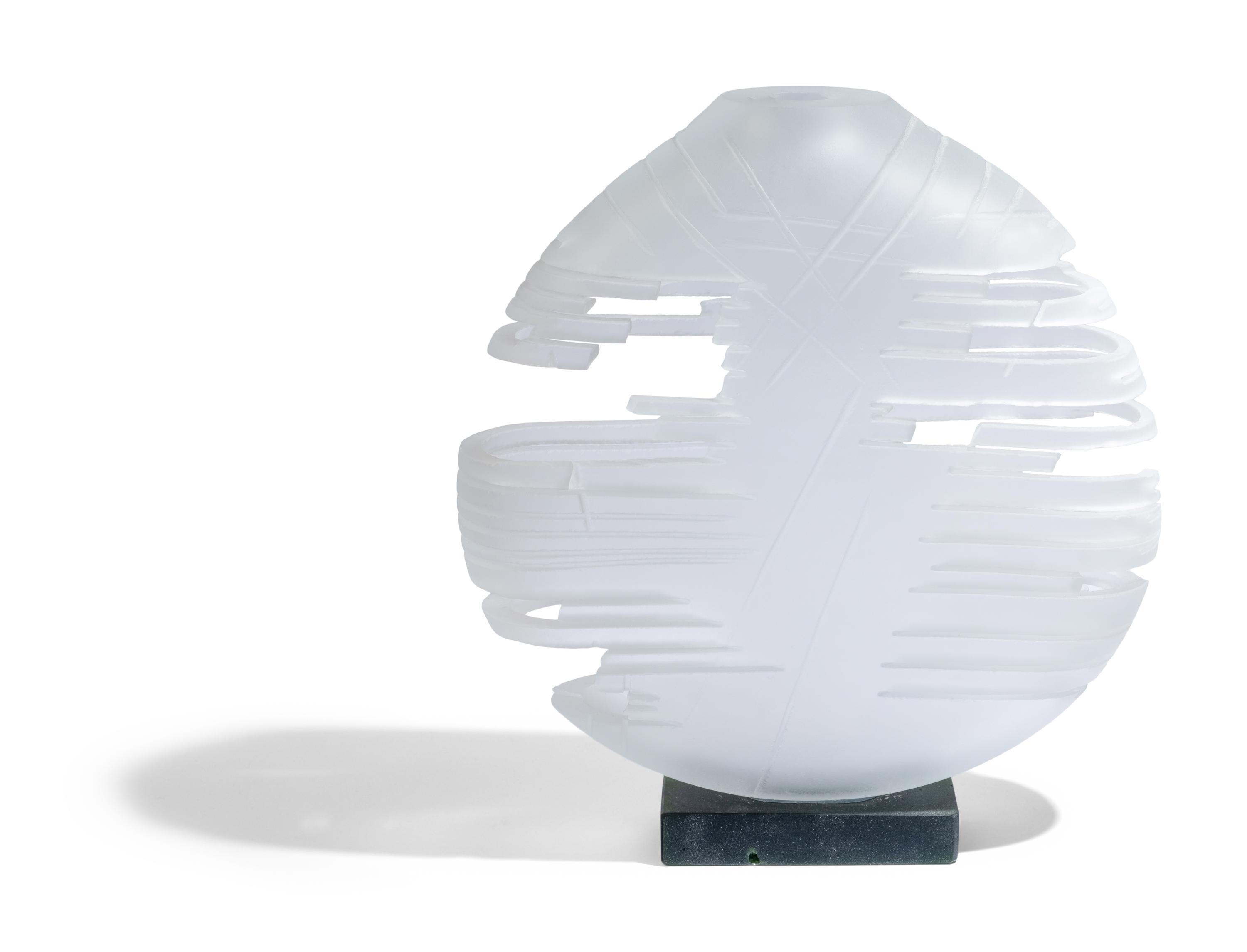 Untitled Carved Glass Sculpture, c. 1988