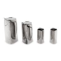 A Group of Four Ercuis Silver-Plate Milk or Cream Pitchers