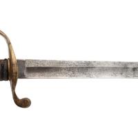 S&K Model 1850 Foot Officers Sword Presented to Sergeant Major (Capt.) George Smith - 7th NJ Infantry - WIA at Chancellorsville