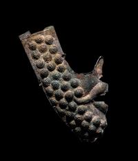 Two Greek Bronze Cheek Pieces