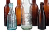 Fifteen Cincinnati Brewery and Mineral Water Bottles