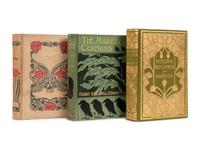 [PUBLISHER'S TRADE BINDINGS - AMERICAN]. A group of 3 bindings designed by Alice Morse and W. H. Denslow.