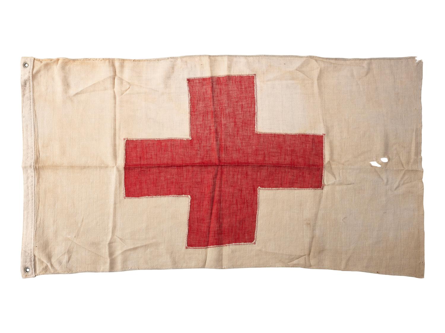 [AMERICAN RED CROSS]. BARTON, Clara (1821-1912). Autograph letter signed ("Clara Barton"). Oxford, MS, 15 January 1906. [ With :] WWI Red Cross poster, flag, and nurse's cap.