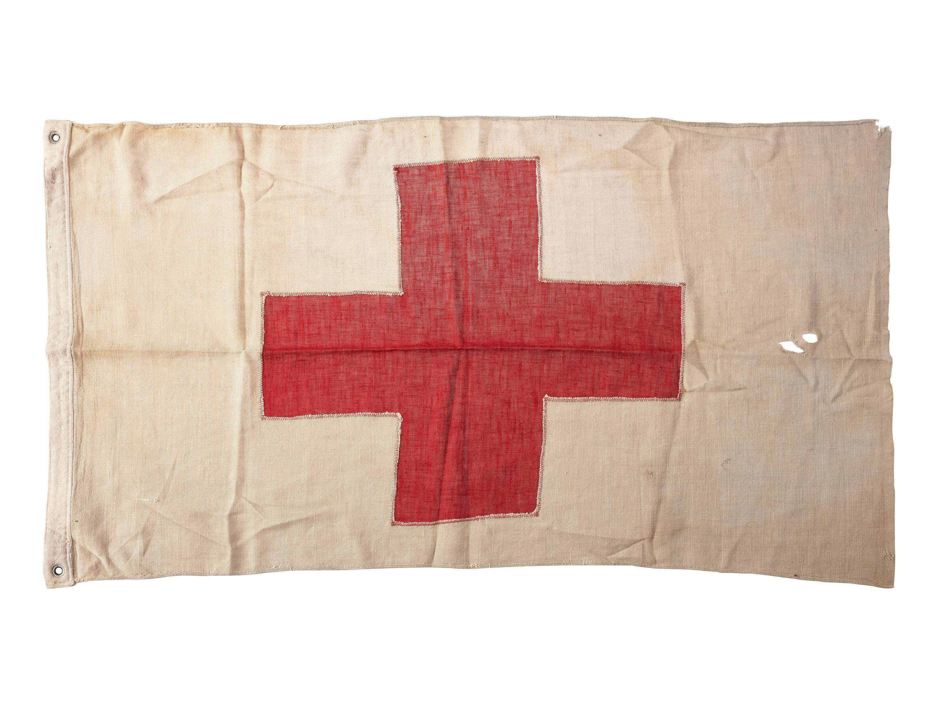 [AMERICAN RED CROSS]. BARTON, Clara (1821-1912). Autograph letter signed ("Clara Barton"). Oxford, MS, 15 January 1906. [ With :] WWI Red Cross poster, flag, and nurse's cap.