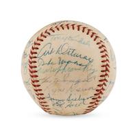 A 1959 New York Yankees Team Signed Autograph Baseball (Beckett Authentication Services Letter of Authenticity)