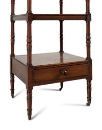 A Regency Mahogany Étagère