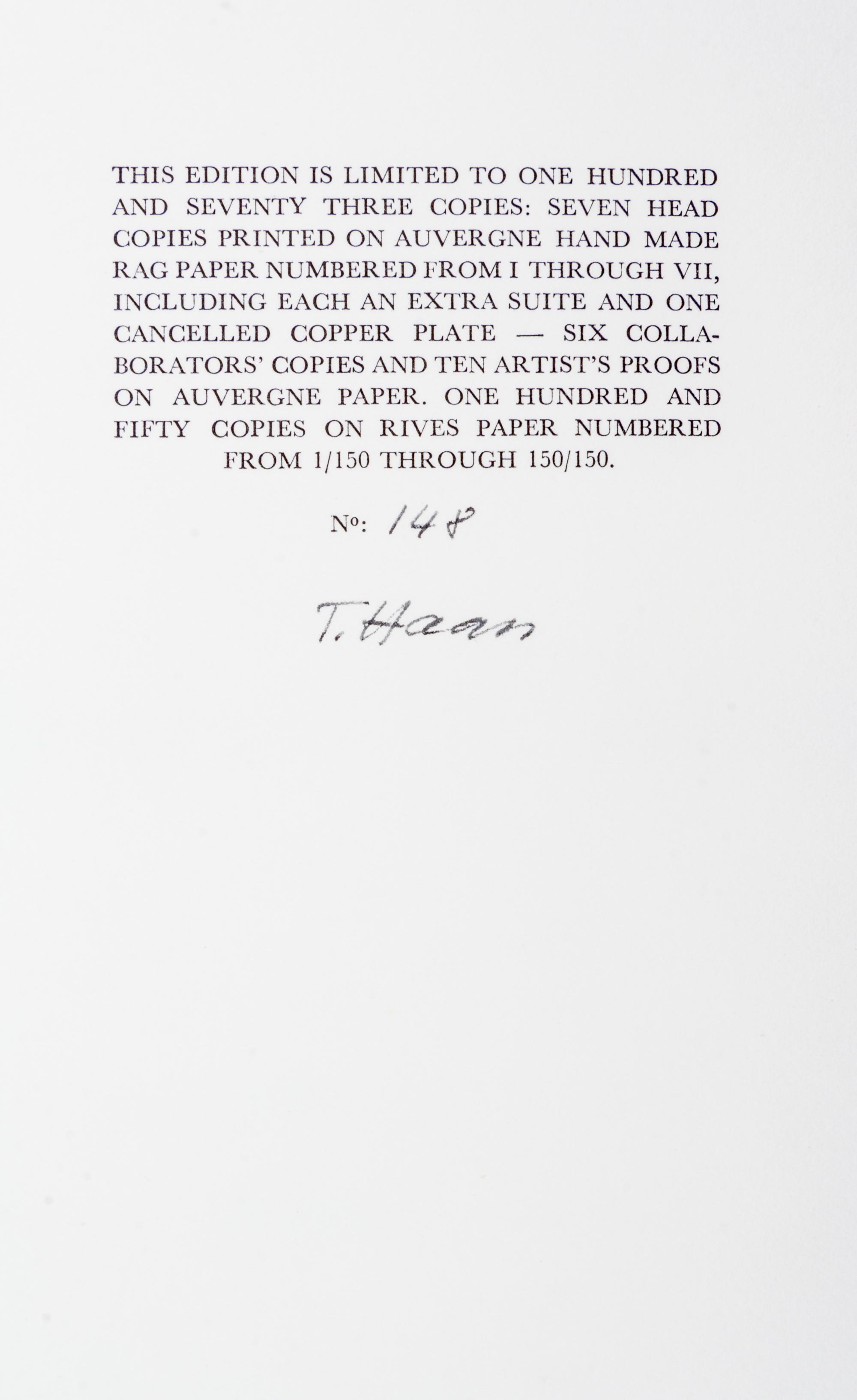 (HAASS, TERRY) WHITMAN, WALT. Leaves of Grass. New York, 1966. Limited, signed.