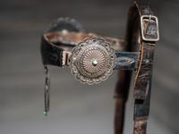 Navajo Silver and Turquoise Headstall