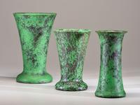 Three Coppertone Vases