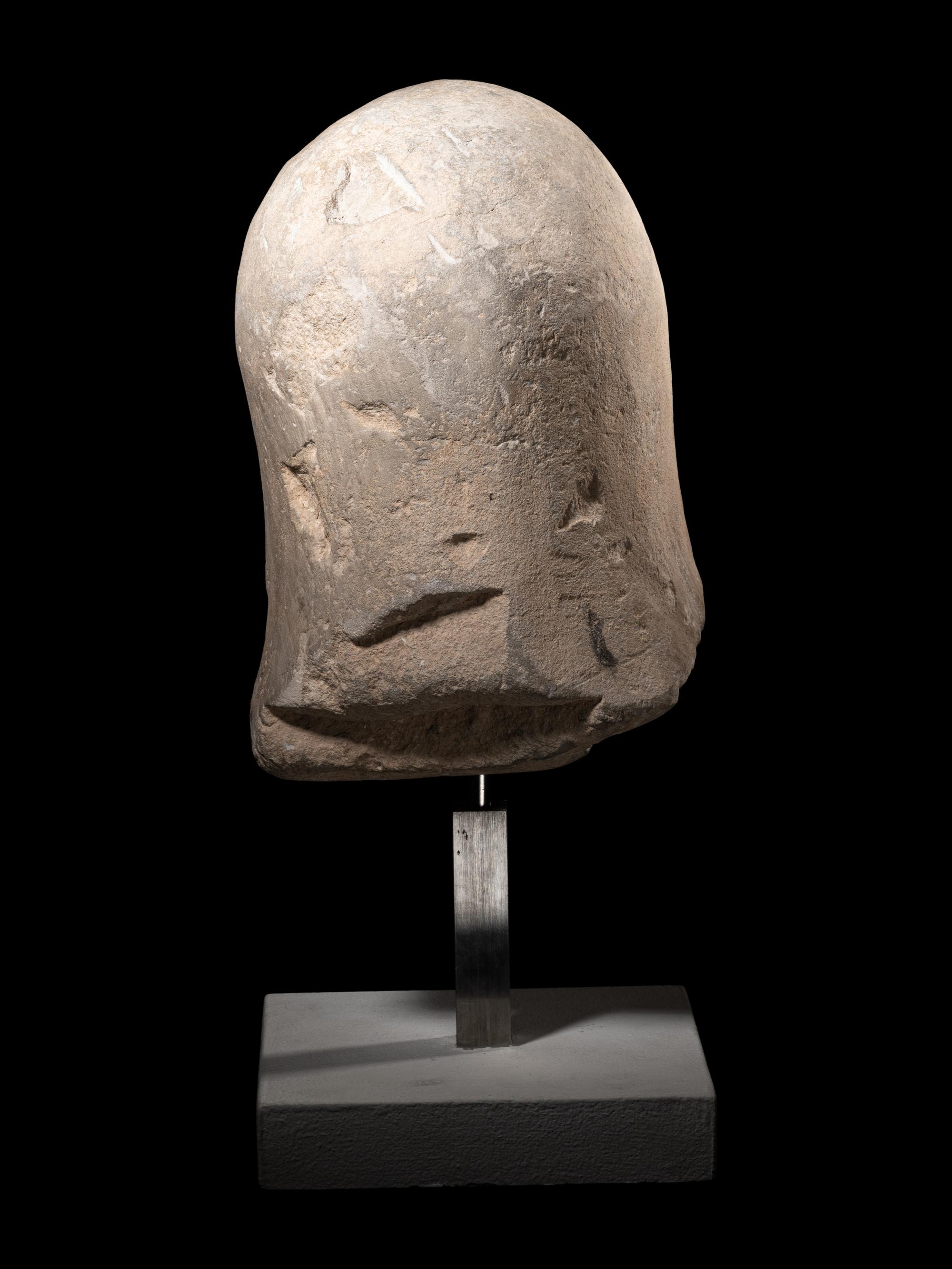 A Greek Limestone Head of a Woman