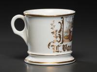 A Launderer's Porcelain Occupational Shaving Mug