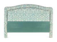 A Custom Headboard with Fortuny Upholstery