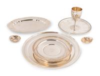 A Group of Seven American Silver Pieces — 20TH CENTURY