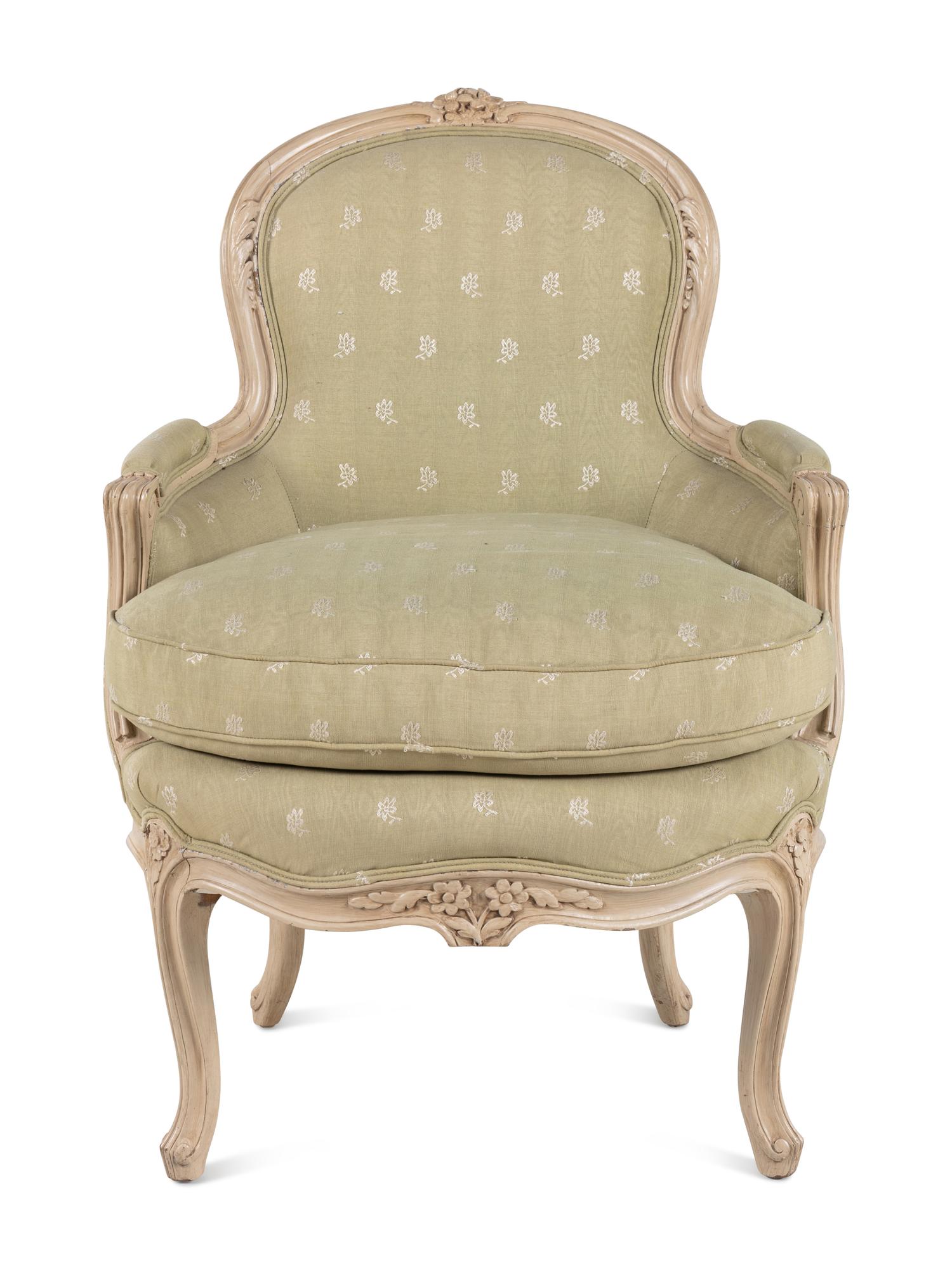 A Louis XV Painted Bergère