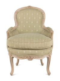 A Louis XV Painted Bergère