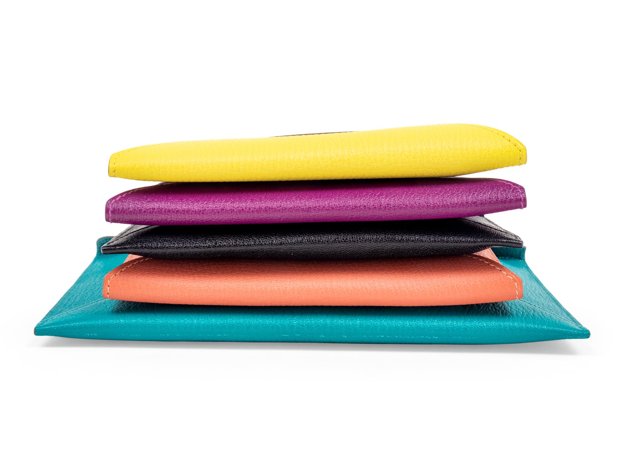 Five Hermès Leather Wallets, 2007-2016