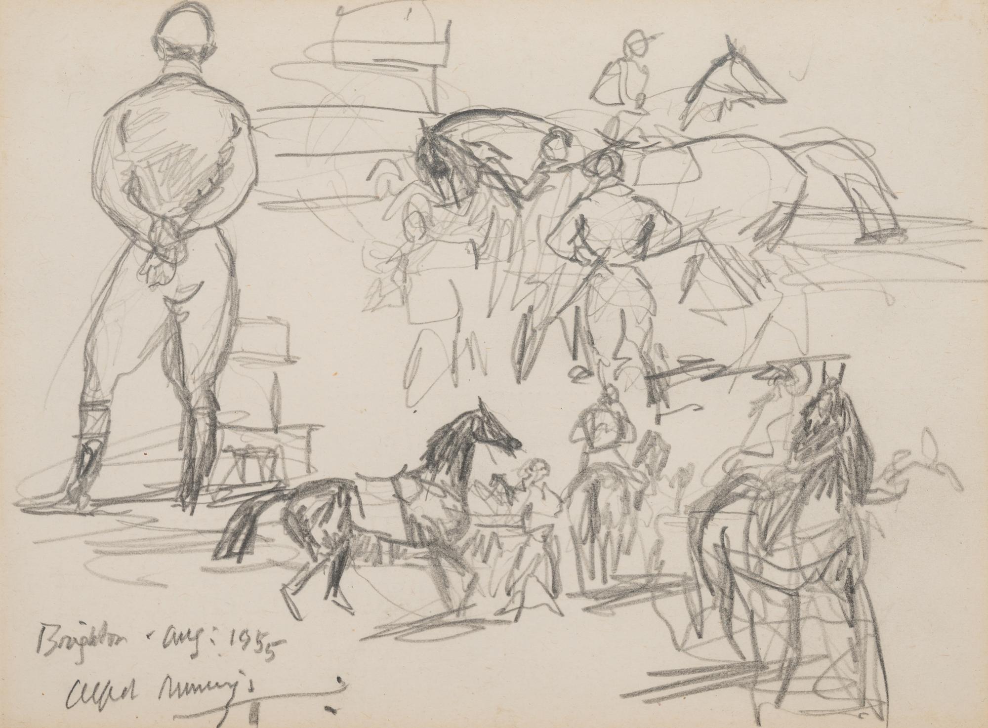 Study of Jockey & Horses Before the Start
