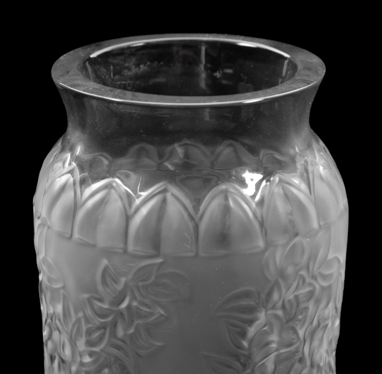 A Lalique Bougainvillier Vase