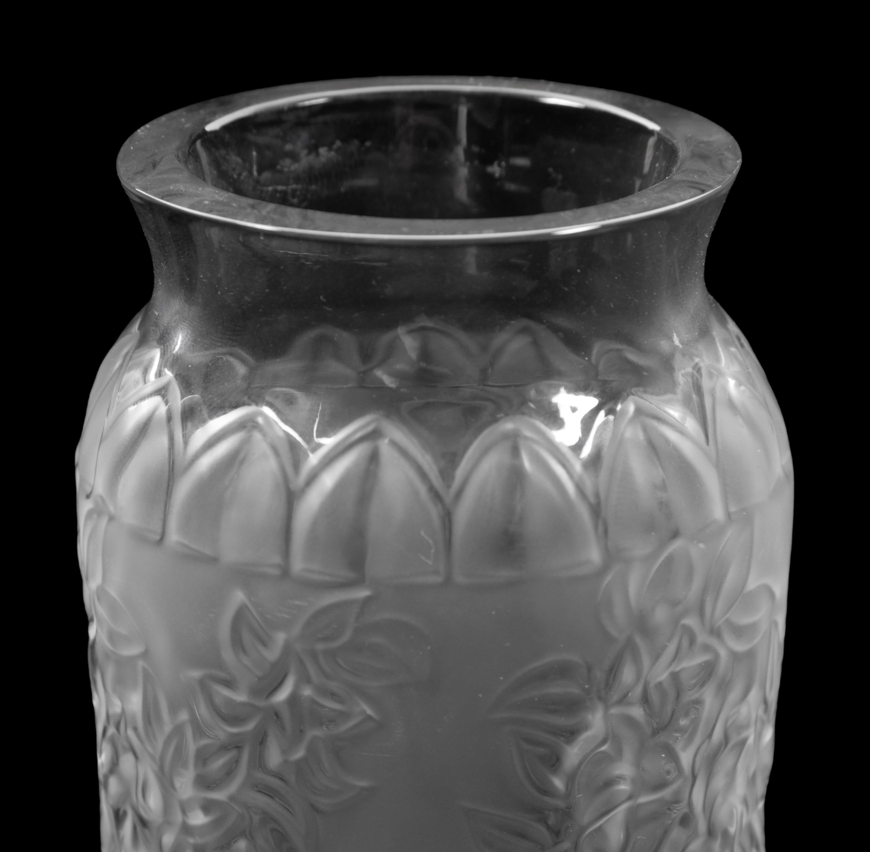 A Lalique Bougainvillier Vase