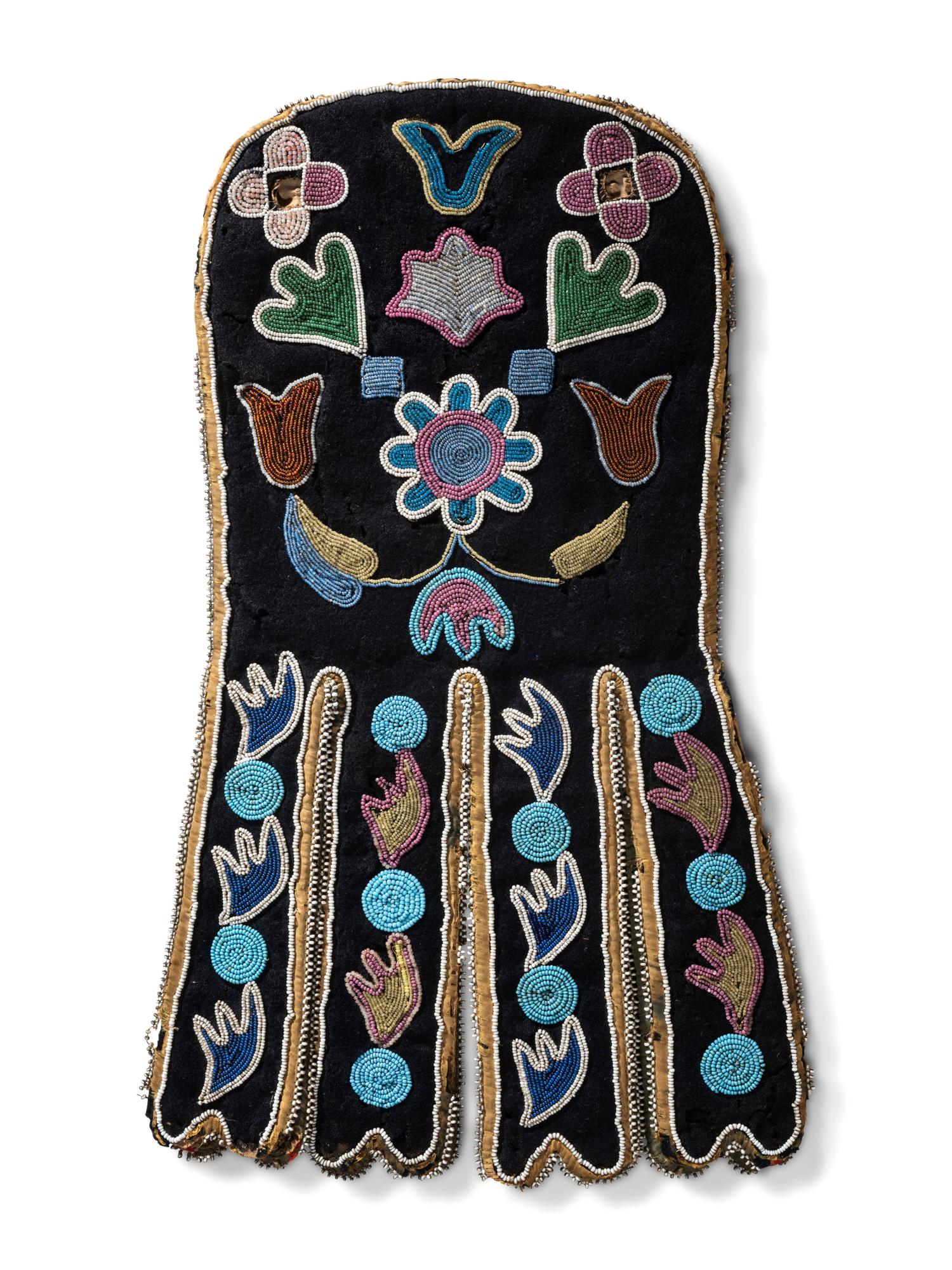 Athabaskan Beaded Wool Fire Bag