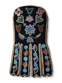 Athabaskan Beaded Wool Fire Bag