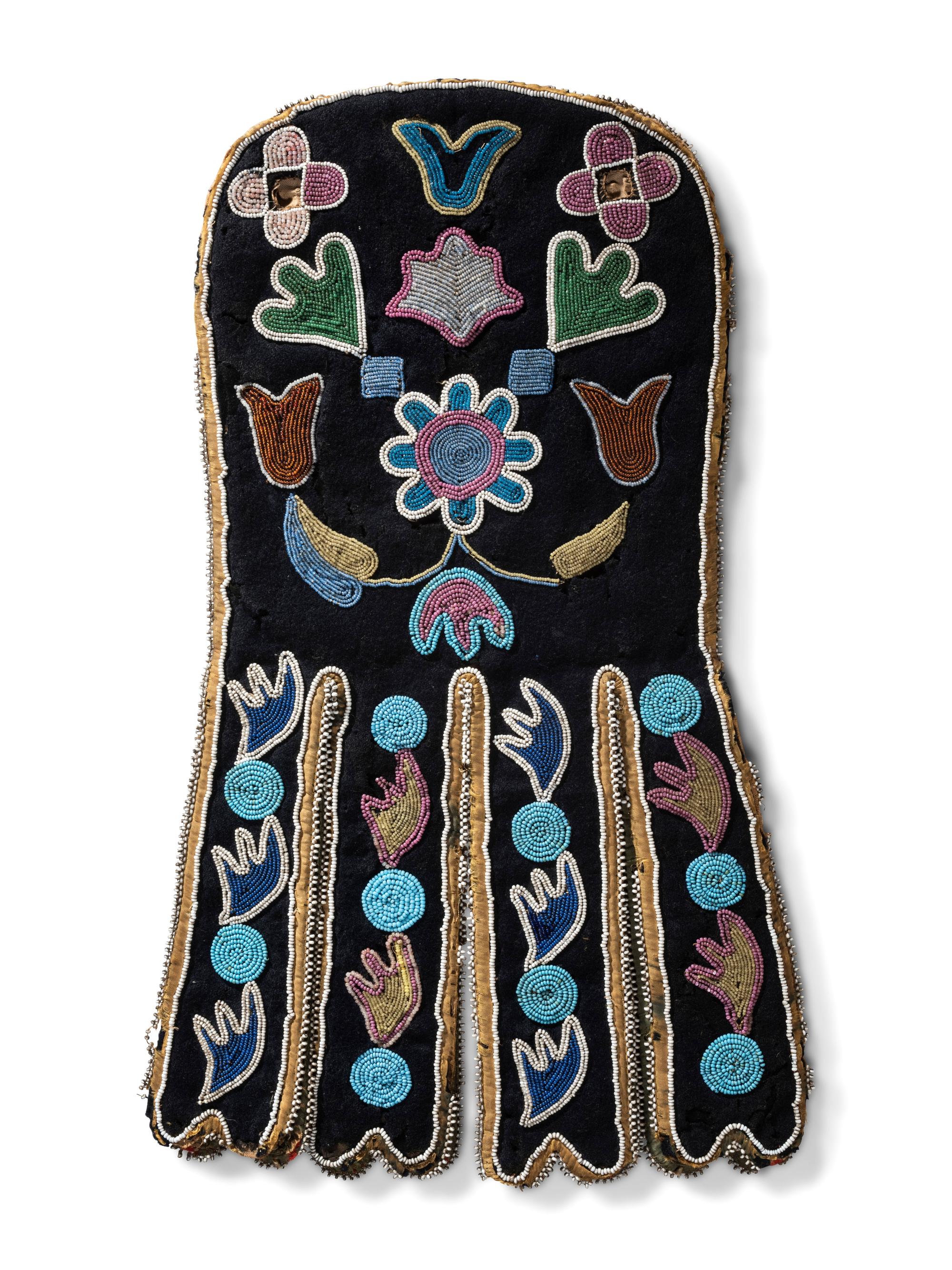 Athabaskan Beaded Wool Fire Bag