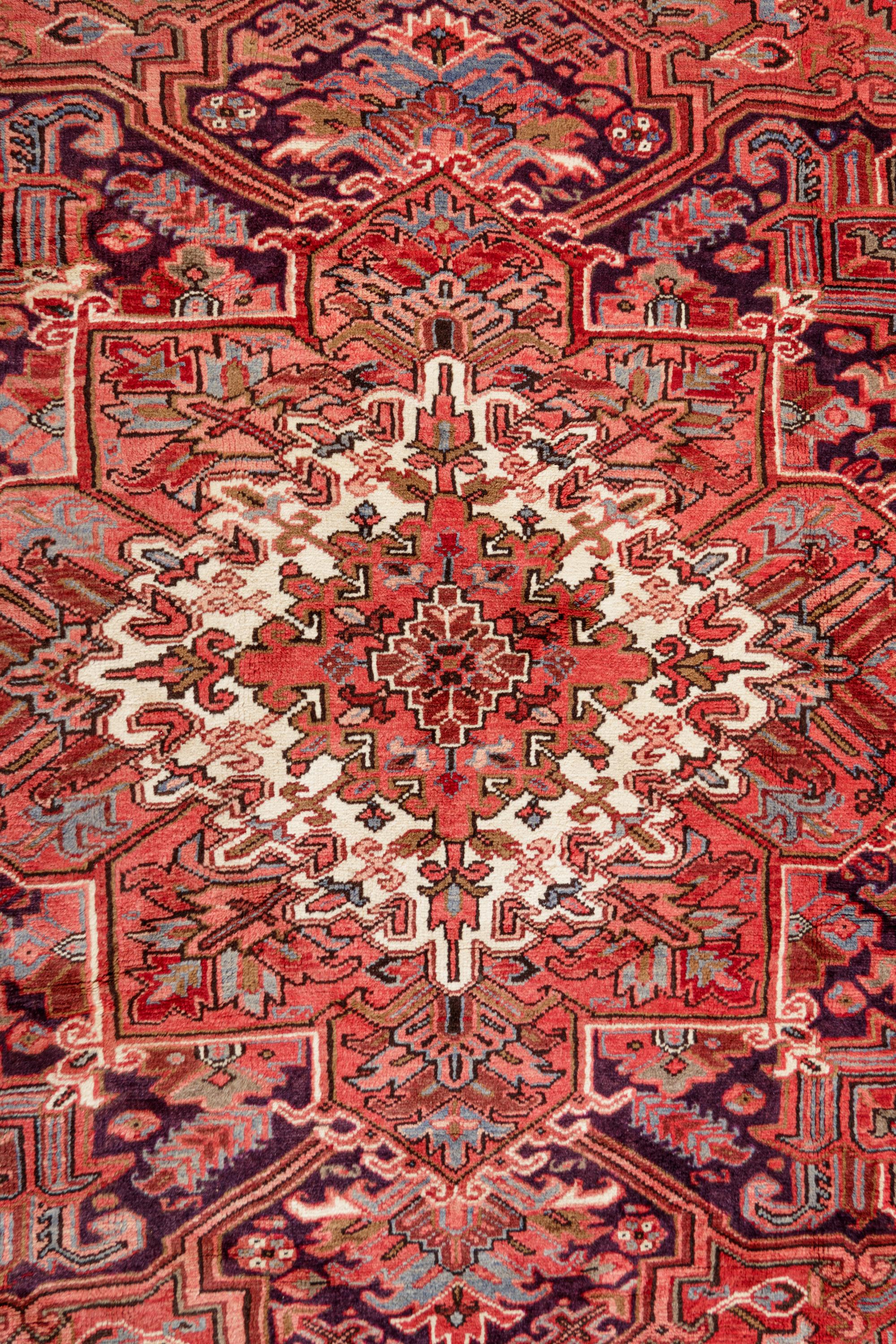 A Heriz Wool Rug