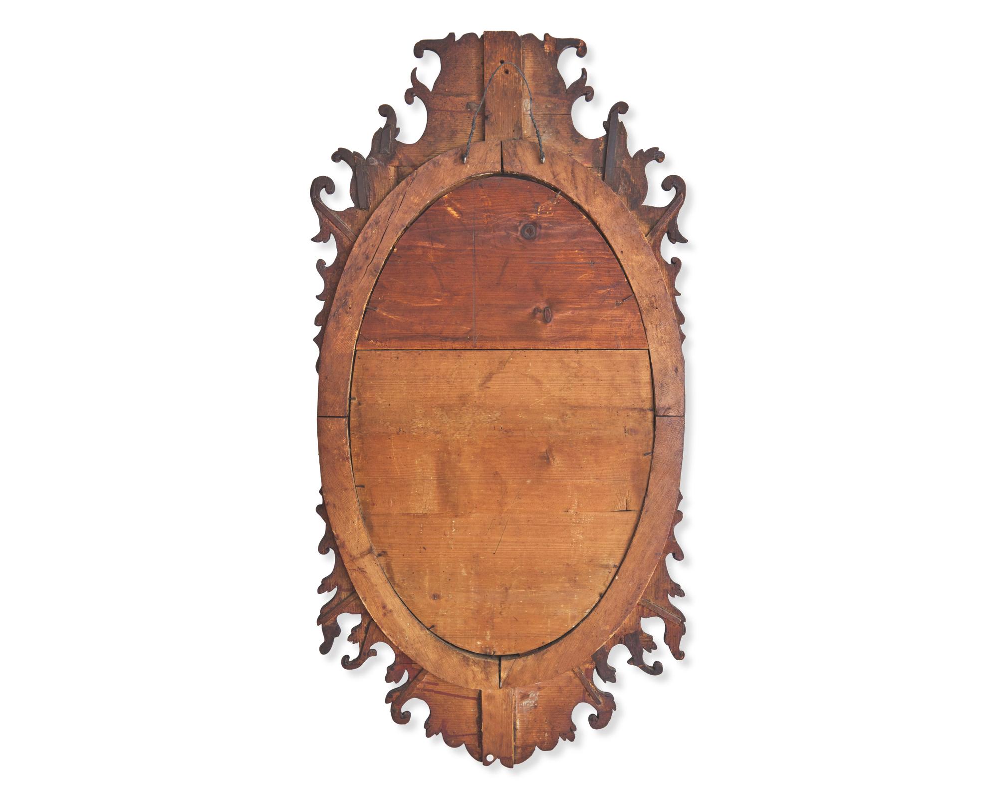 A George III Mahogany Mirror