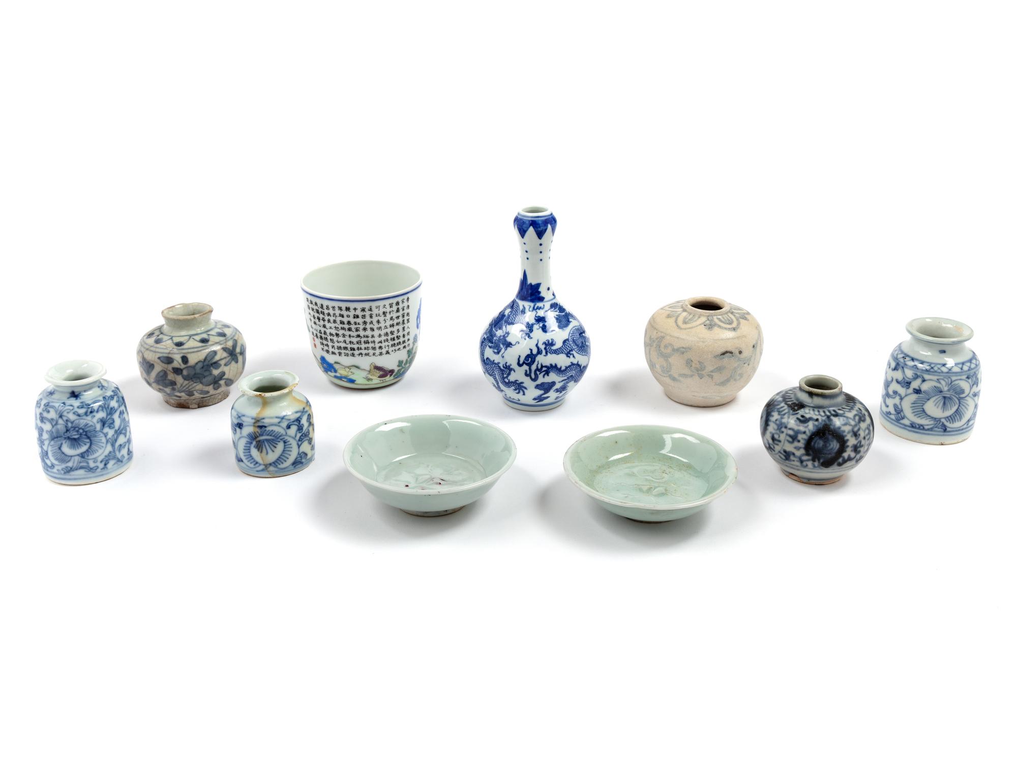 10 Chinese Porcelain Vessels
