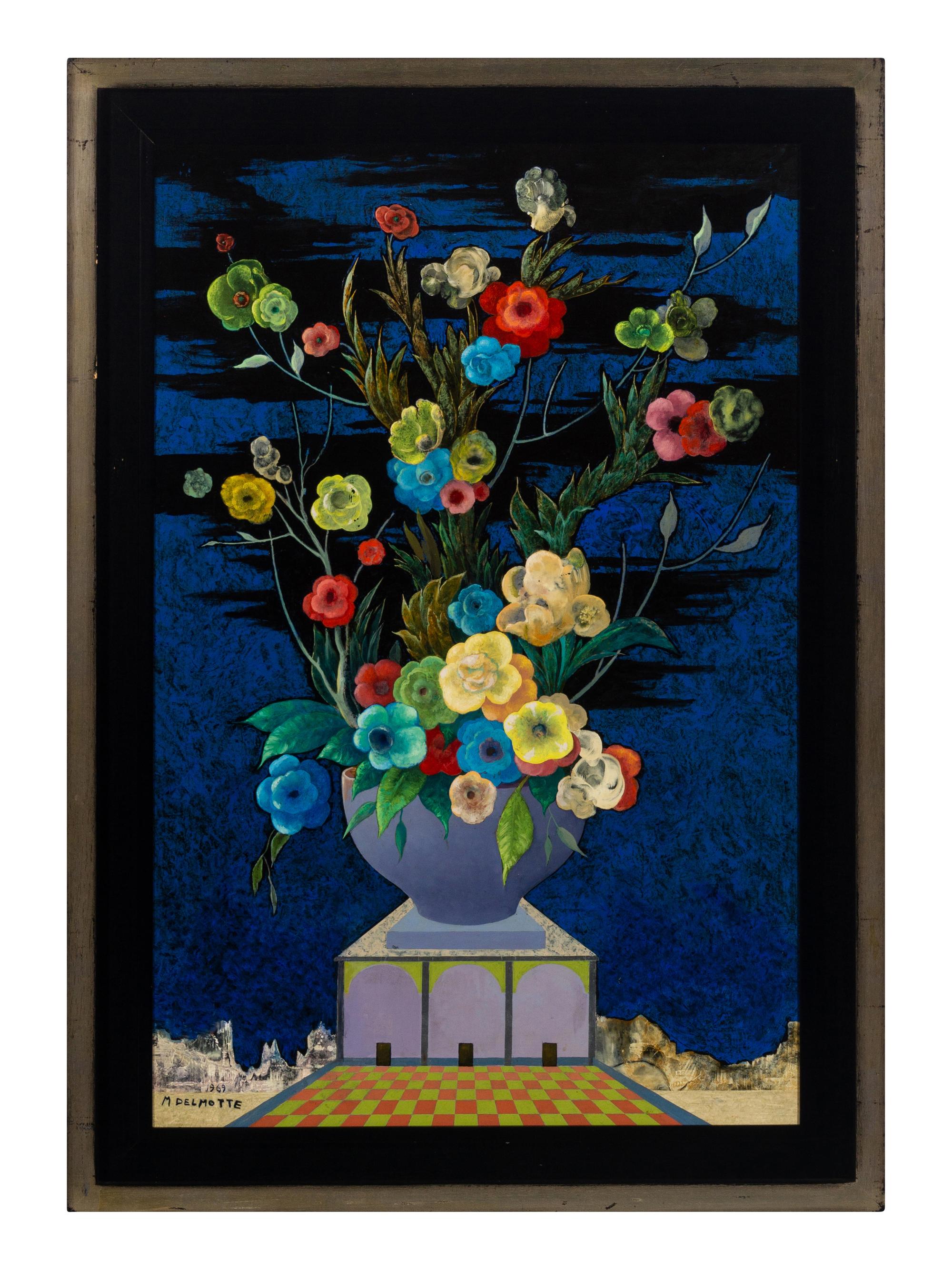 Bouquet de Fleurs dans un Paysage Surrealiste, 1969