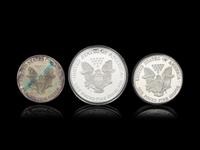 [PRIVATE ISSUE] Three 1-Pound Silver Rounds