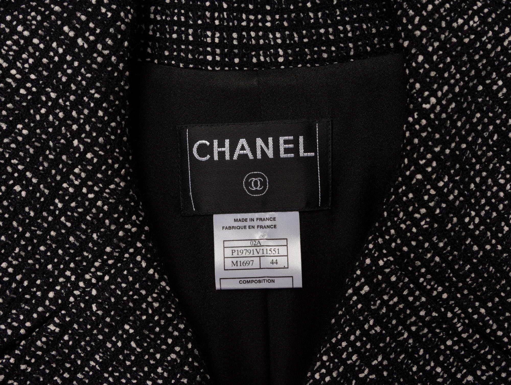Chanel, Double-Breasted Tweed Coat