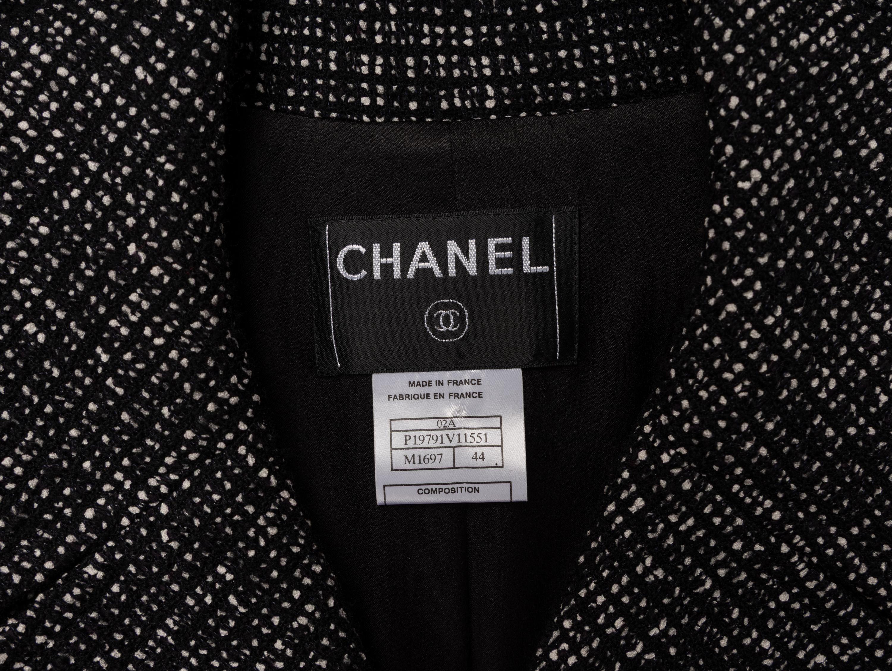 Chanel, Double-Breasted Tweed Coat