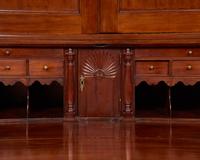A Chippendale Cherrywood Desk and Bookcase