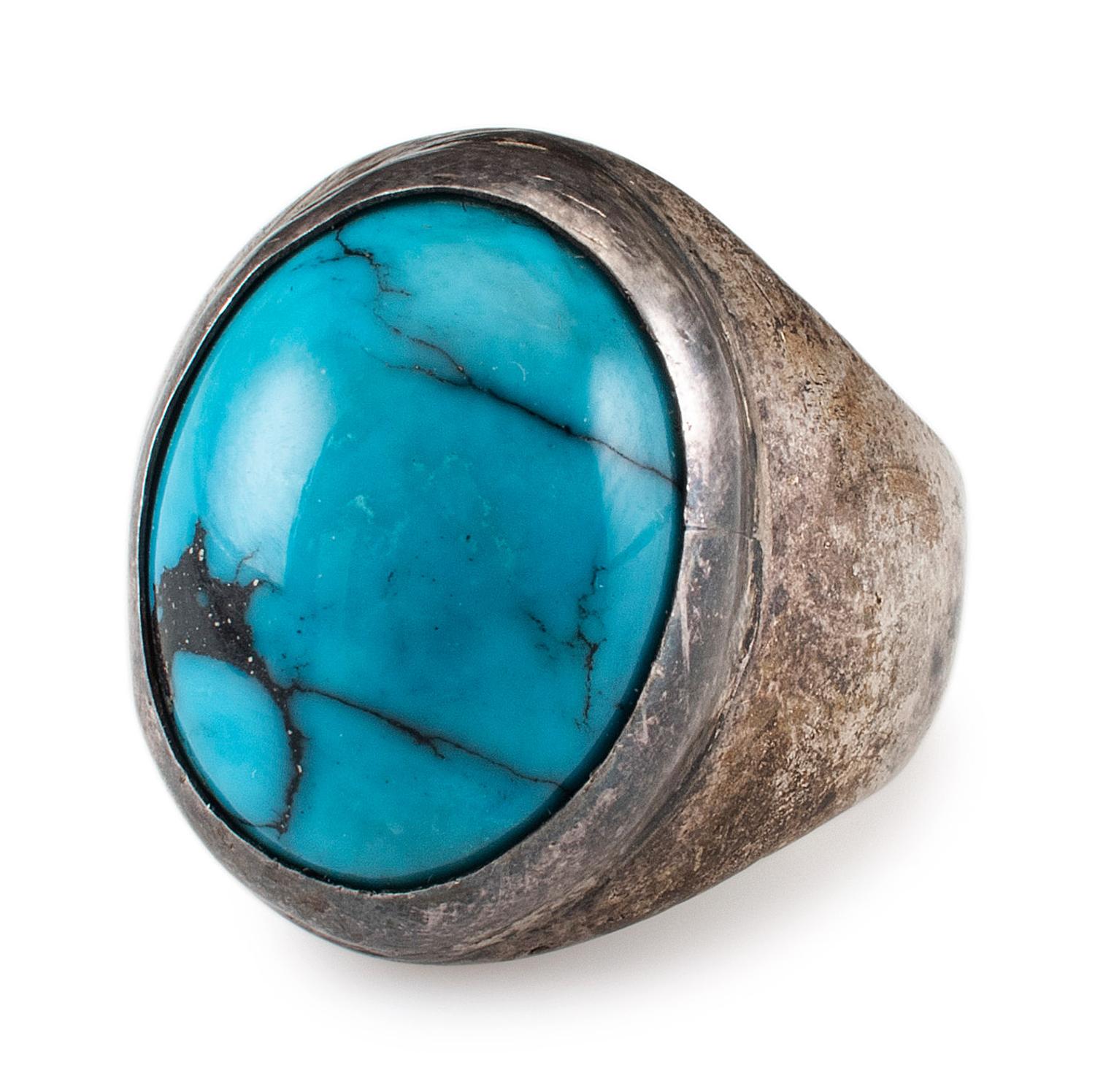 Navajo Silver and Turquoise Ring
