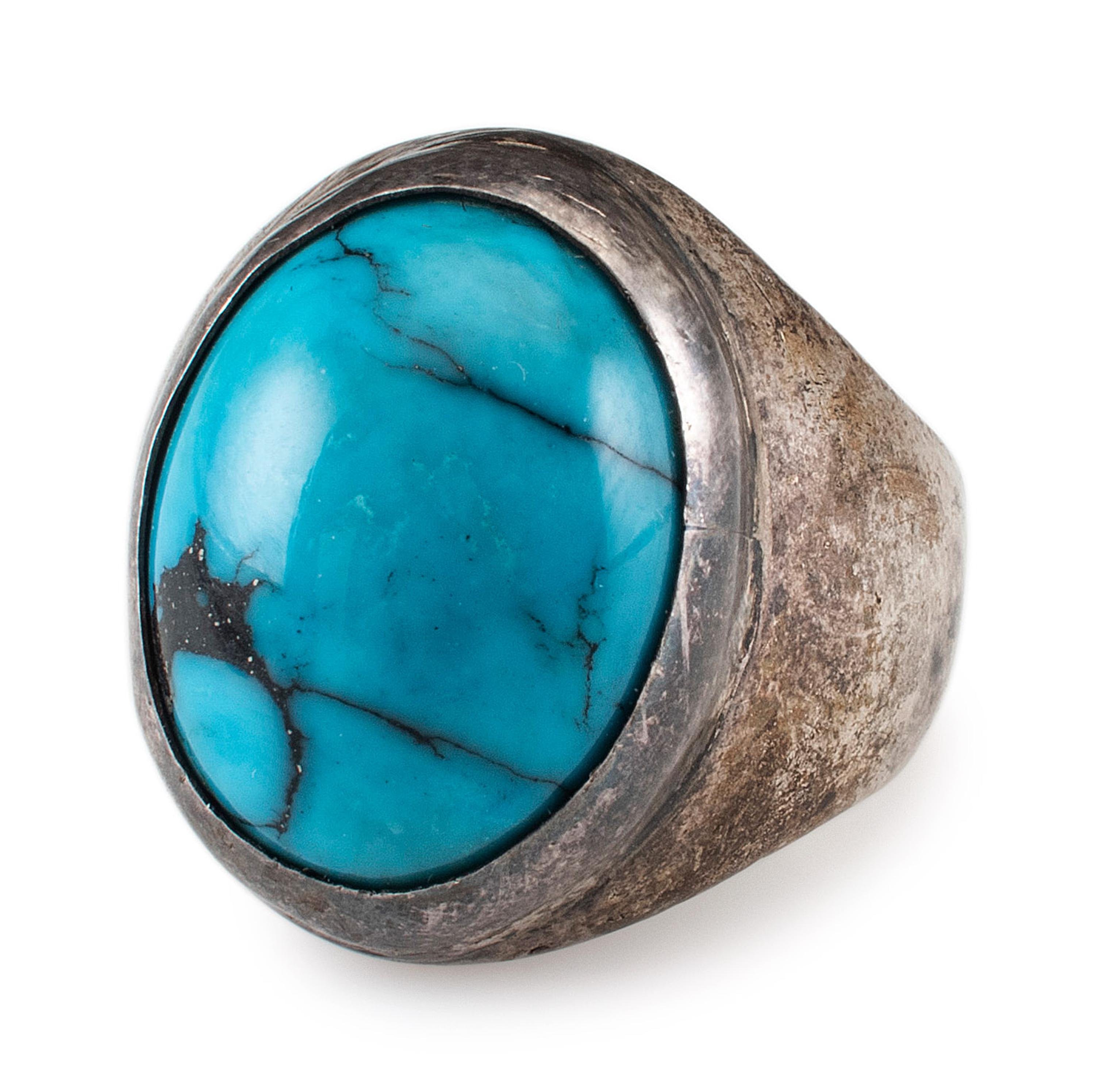 Navajo Silver and Turquoise Ring