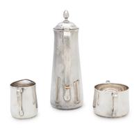 A Tiffany & Co. Silver Three-Piece Coffee Service