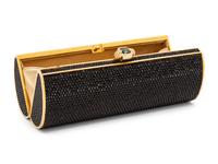Judith Leiber Black Crystal Minaudière
