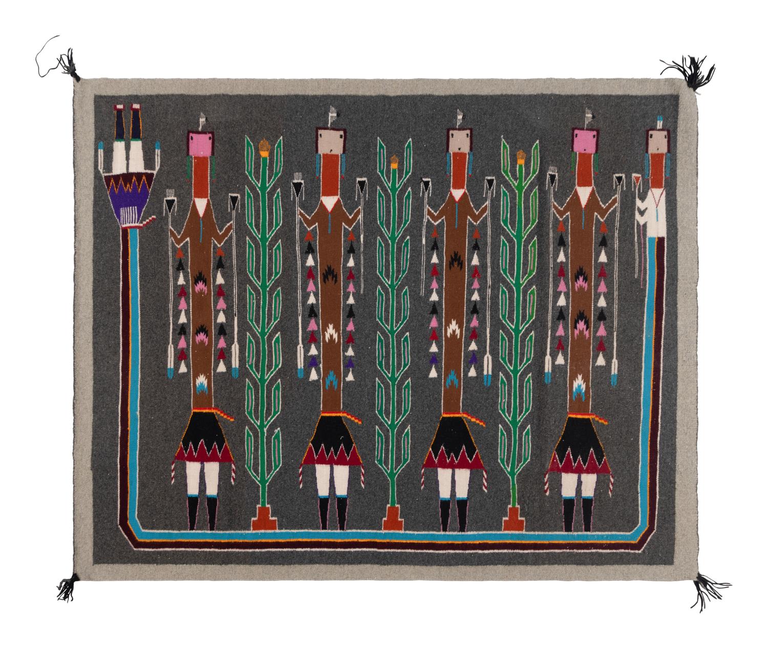 Navajo Yei Weaving [Rug]