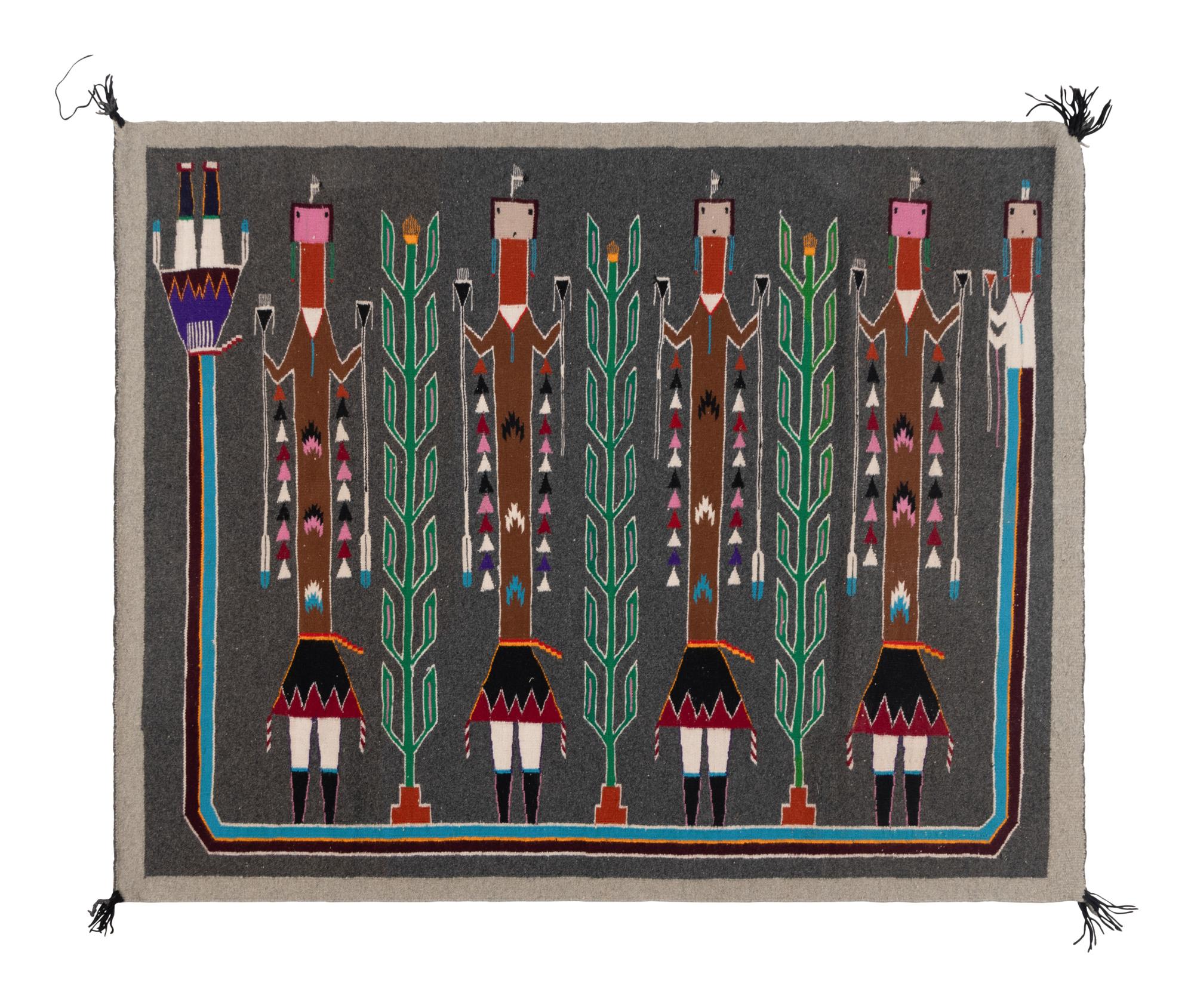 Navajo Yei Weaving [Rug]