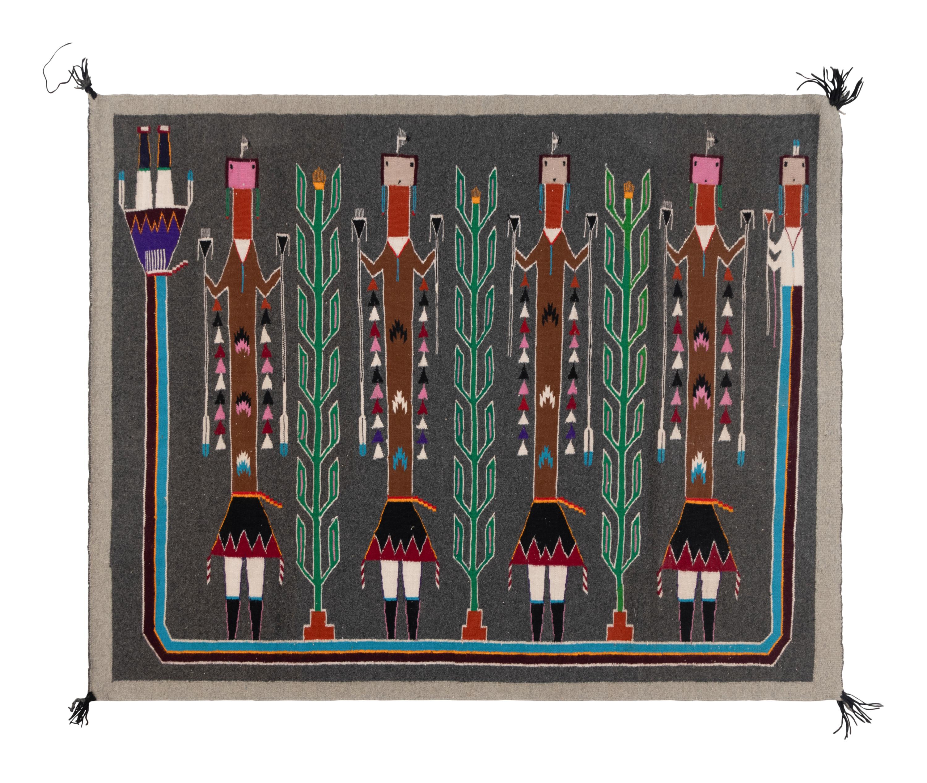 Navajo Yei Weaving [Rug]