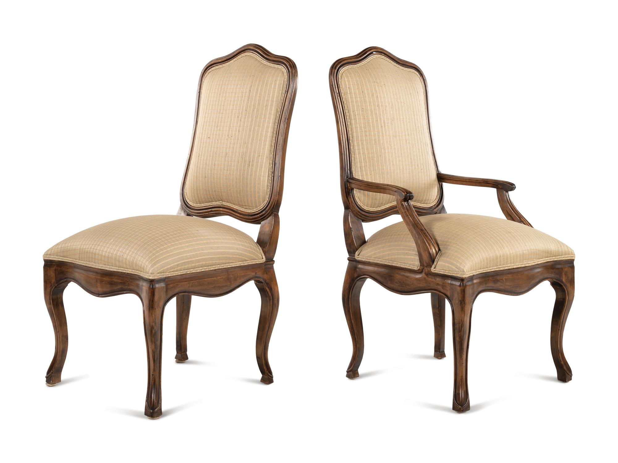 A Set of Eight Kreiss Dining Chairs