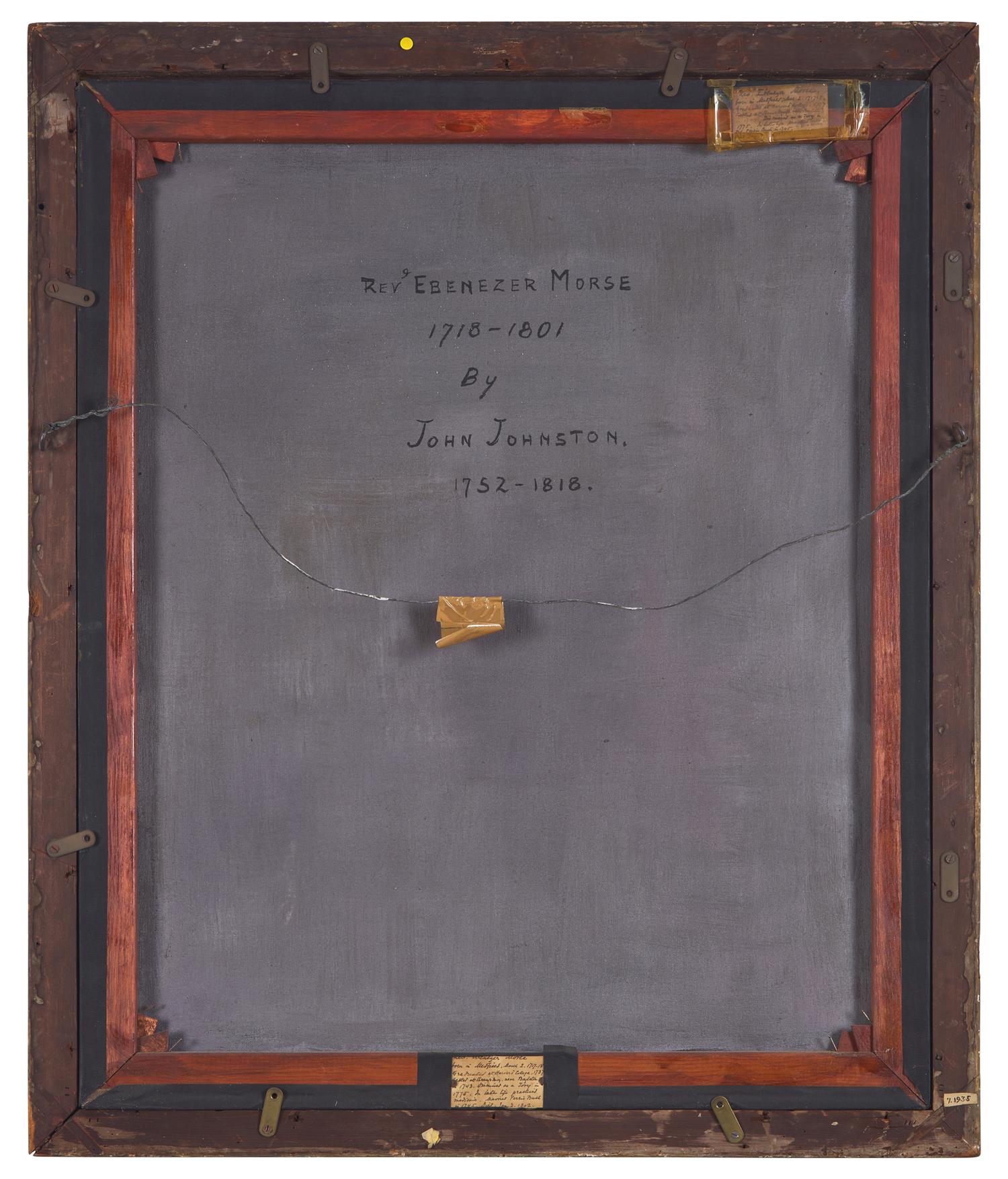 Attributed to Christian Gullager (1759-1826) and John Johnston (1753-1818), Three Family Portraits: Reverend Ebenezer Morse (1718-1802), Dr. Eliakim Morse (1759-1858), and Mary (Eddy) Morse (1767-1860)