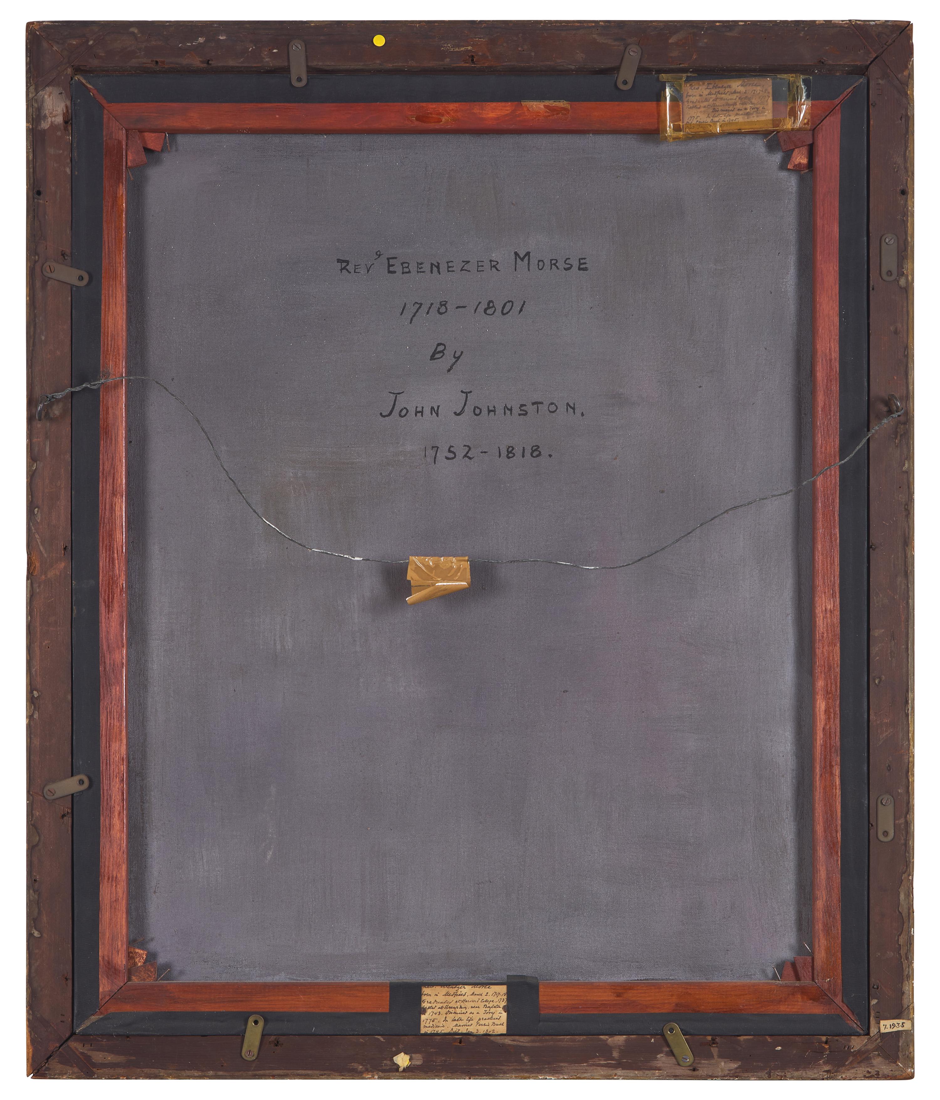Attributed to Christian Gullager (1759-1826) and John Johnston (1753-1818), Three Family Portraits: Reverend Ebenezer Morse (1718-1802), Dr. Eliakim Morse (1759-1858), and Mary (Eddy) Morse (1767-1860)