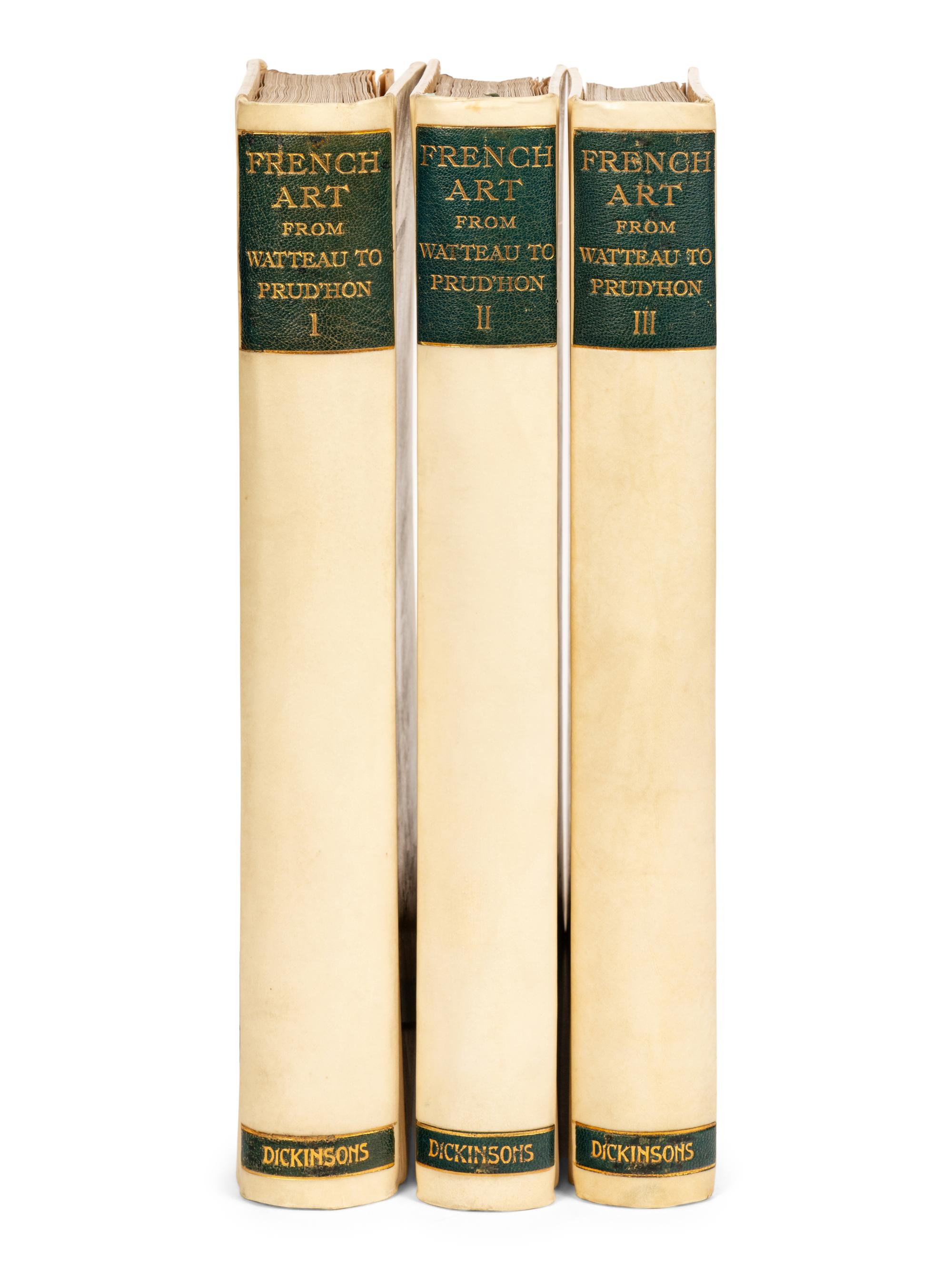 [FRENCH ART] -- French Art from Watteau to Prud'hon . London: Dickinsons, 1905.