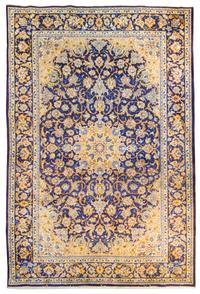 A Kashan Wool Rug 11 feet 7 inches x 8 feet 2 inches.
