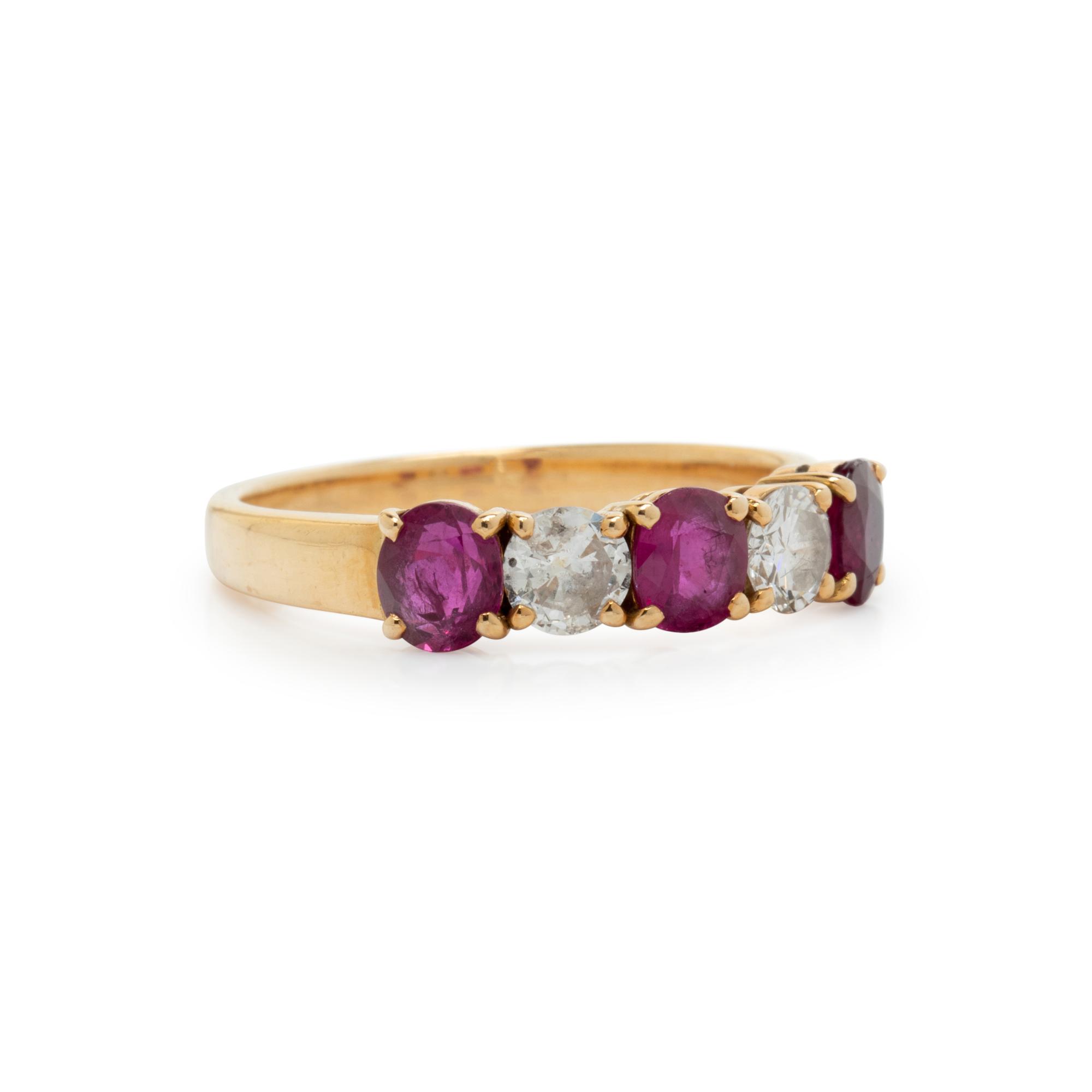 RUBY AND DIAMOND RING