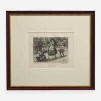 John French Sloan (American, 1871-1951) A Group of Four Etchings
