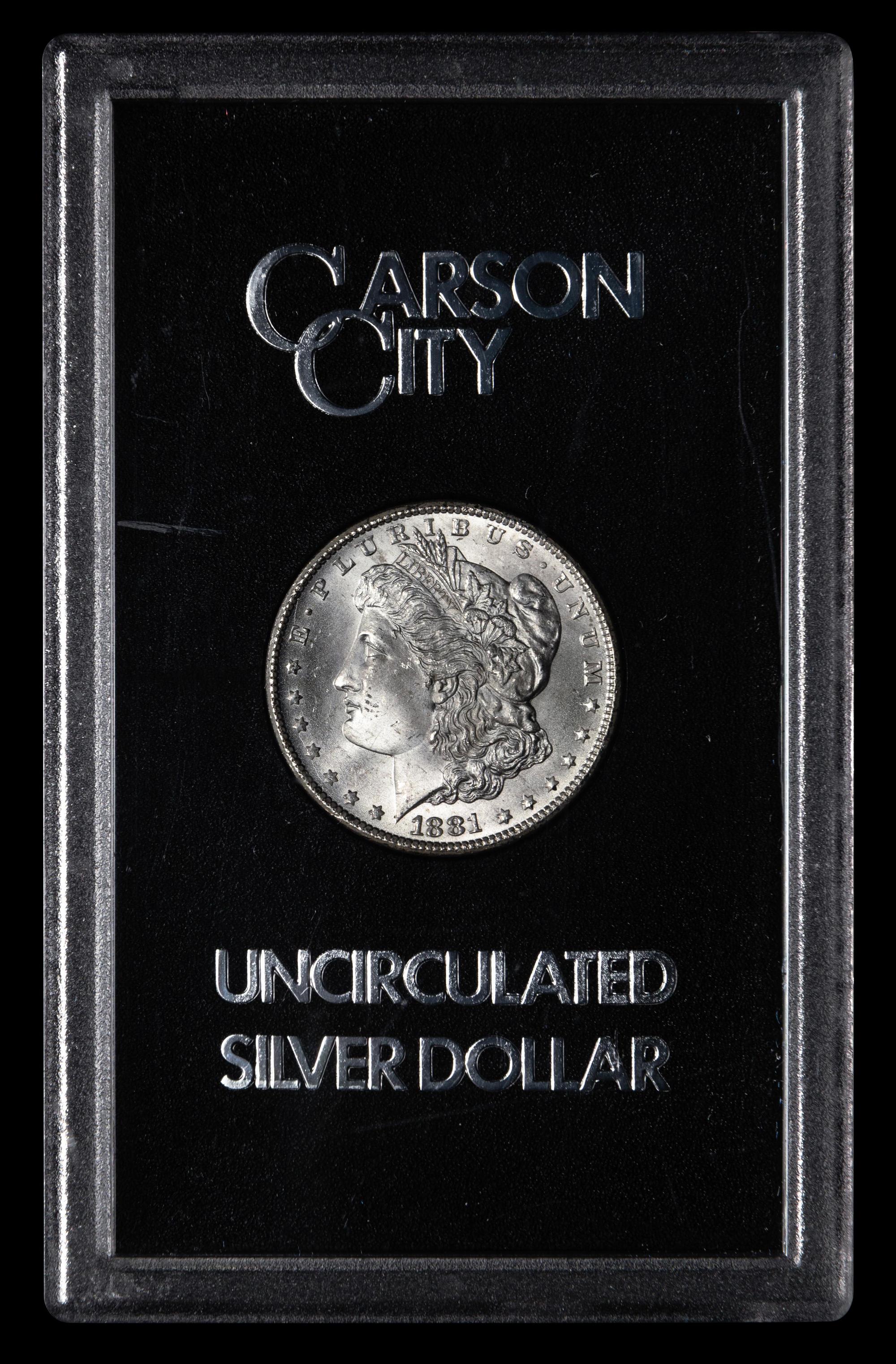An 1881-CC GSA: Morgan $1 Coin