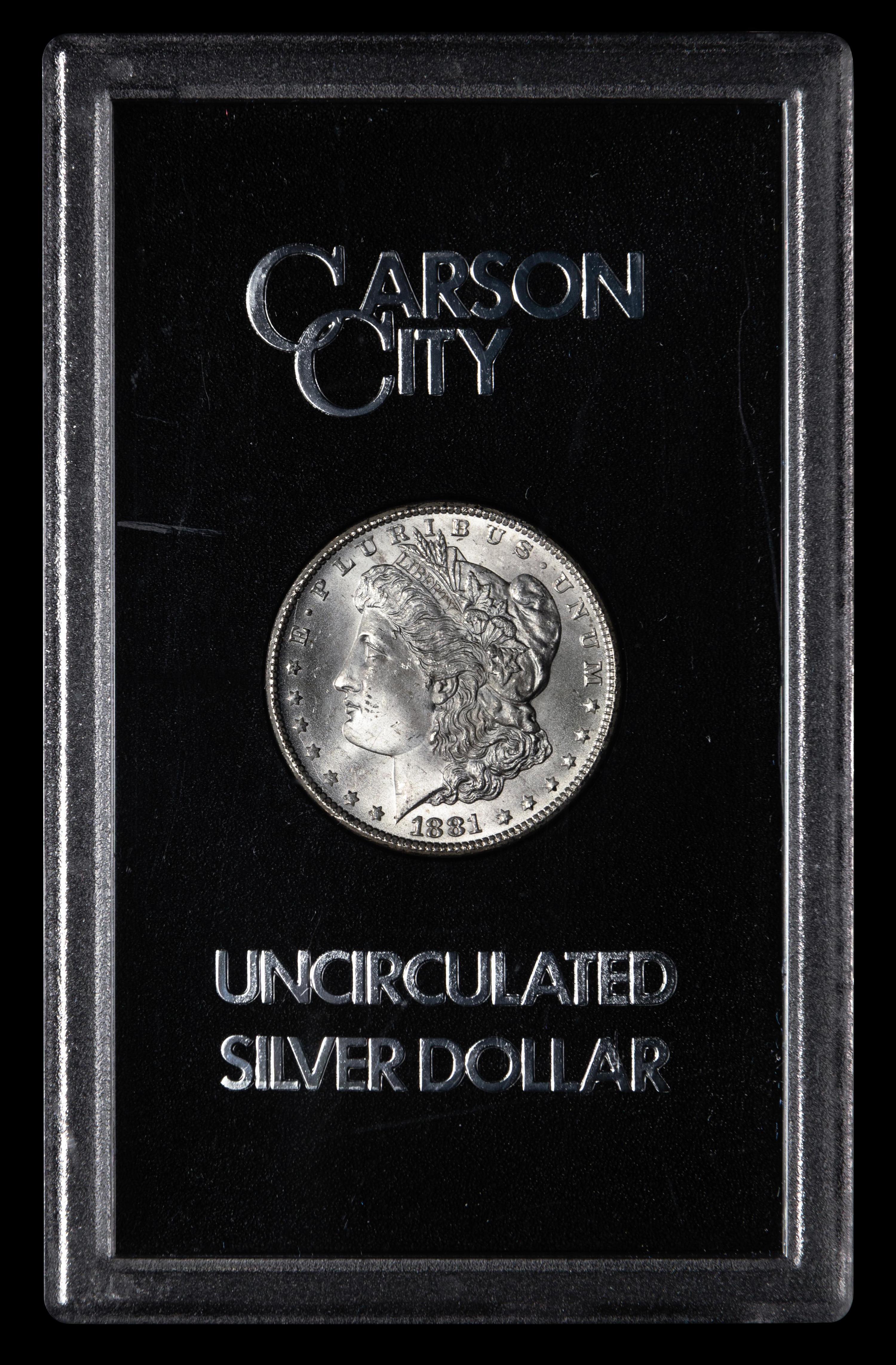 An 1881-CC GSA: Morgan $1 Coin